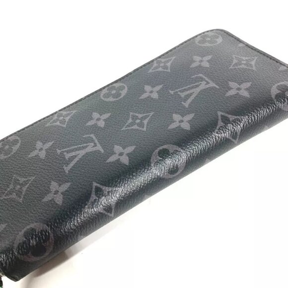 LOUIS VUITTON MonogramEclipse Zippy Wallet Vertical Zip Around Long Wallet - Picture 6 of 13